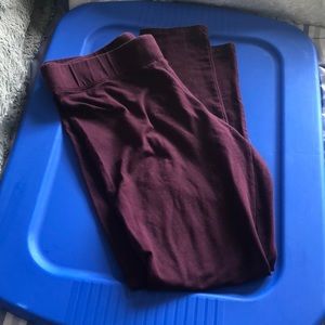 Aerie Leggings burgundy